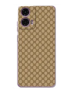 Чехол для Motorola MOTO G24 Power с картинкой «Gucci — классический беж»