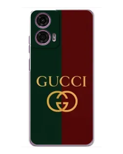 Чехол для Motorola MOTO G24 Power с картинкой «Gucci — темно-зеленый градиент»