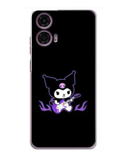 Чехол для Motorola MOTO G24 Power с картинкой «Электрическая Kuromi»