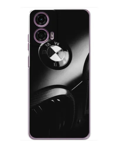 Чехол для Motorola MOTO G24 Power с картинкой «Эмблема BMW — макро»