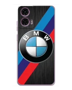 Чехол для Motorola MOTO G24 Power с картинкой «BMW M-stripes стиль»
