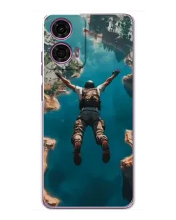 Чехол для Motorola MOTO G24 Power с картинкой «PUBG — свободное падение»