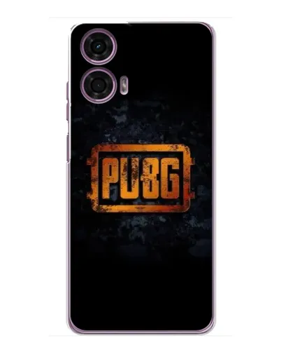 Чехол для Motorola MOTO G24 Power с картинкой «PUBG — золотой логотип»