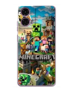 Чехол для Motorola MOTO G24 Power с картинкой «Замок Minecraft» Чехол для Motorola MOTO G24 Power с картинкой «Замок Minecraft»