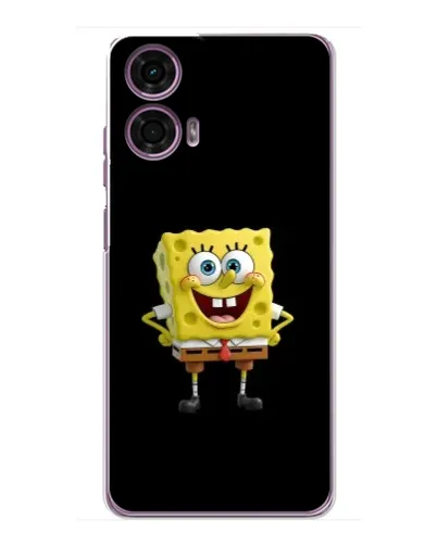 Чехол для Motorola MOTO G24 Power с картинкой «Классический Губка Боб»