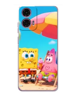Чехол для Motorola MOTO G24 Power с картинкой «Отдых на пляже»