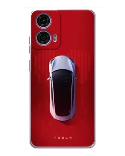 Чехол для Motorola MOTO G24 Power с картинкой «Tesla Top View» Чехол для Motorola MOTO G24 Power с картинкой «Tesla Top View»