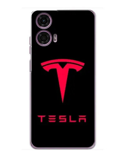Чехол для Motorola MOTO G24 Power с картинкой «Tesla Red Logo» Чехол для Motorola MOTO G24 Power с картинкой «Tesla Red Logo»