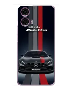 Чехол для Motorola MOTO G24 Power с картинкой «Mercedes — белый карбон» Чехол для Motorola MOTO G24 Power с картинкой «Mercedes — белый карбон»