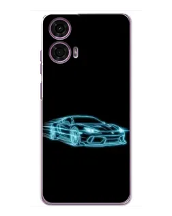 Чехол для Motorola MOTO G24 Power с картинкой «Неоновый контур Lamborghini» Чехол для Motorola MOTO G24 Power с картинкой «Неоновый контур Lamborghini»