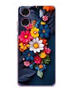 Чехол для Motorola MOTO G24 Power с картинкой «Цветочная феерия»