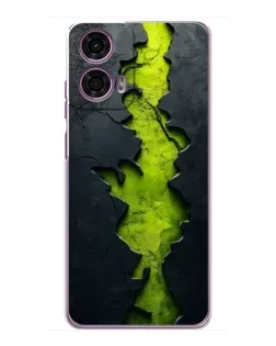 Чехол для Motorola MOTO G24 Power с картинкой «Салатовый разлом скалы» Чехол для Motorola MOTO G24 Power с картинкой «Салатовый разлом скалы»