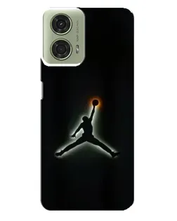 Чехол для Motorola MOTO G24 с картинкой «Jordan Gradient Logo»