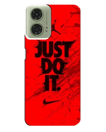 Чехол для Motorola MOTO G24 с картинкой «Nike Just Do It»