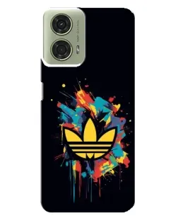 Чехол для Motorola MOTO G24 с картинкой «Adidas Splash»