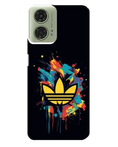 Чехол для Motorola MOTO G24 с картинкой «Adidas Splash»