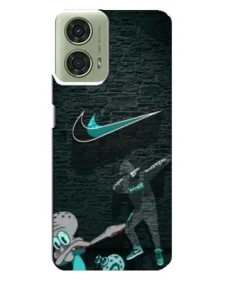 Чехол для Motorola MOTO G24 с картинкой «Спортивный арт Nike»