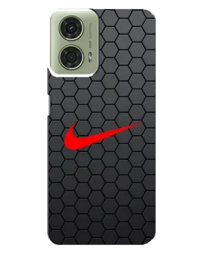 Чехол для Motorola MOTO G24 с картинкой «Nike — карбоновая сетка»