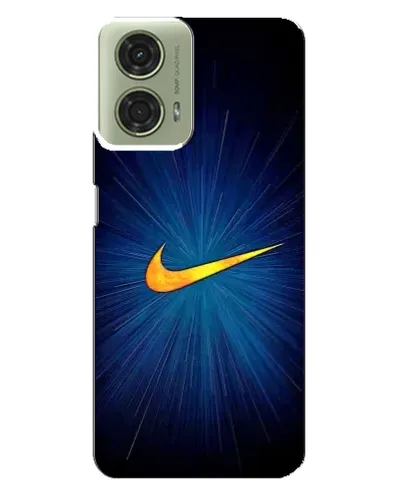 Чехол для Motorola MOTO G24 с картинкой «Синий пульс Nike» Чехол для Motorola MOTO G24 с картинкой «Синий пульс Nike»