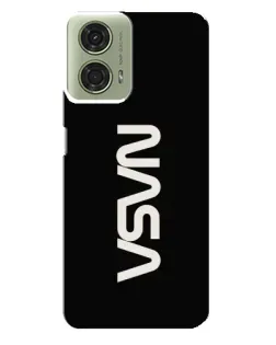 Чехол для Motorola MOTO G24 с картинкой «NASA — вертикальный логотип» Чехол для Motorola MOTO G24 с картинкой «NASA — вертикальный логотип»