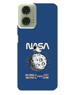 Чехол для Motorola MOTO G24 с картинкой «NASA — лунная миссия» Чехол для Motorola MOTO G24 с картинкой «NASA — лунная миссия»