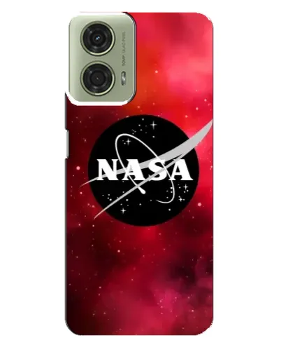 Чехол для Motorola MOTO G24 с картинкой «NASA — красная туманность»