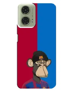 Чехол для Motorola MOTO G24 с картинкой «Bored Ape — фанат Барсы» Чехол для Motorola MOTO G24 с картинкой «Bored Ape — фанат Барсы»