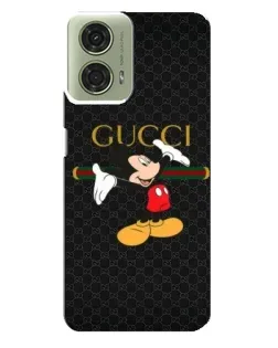 Чехол для Motorola MOTO G24 с картинкой «Микки Маус Gucci» Чехол для Motorola MOTO G24 с картинкой «Микки Маус Gucci»