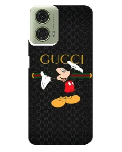Чехол для Motorola MOTO G24 с картинкой «Микки Маус Gucci» Чехол для Motorola MOTO G24 с картинкой «Микки Маус Gucci»