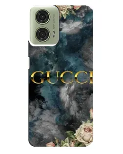 Чехол для Motorola MOTO G24 с картинкой «Абстрактные цветы Gucci» Чехол для Motorola MOTO G24 с картинкой «Абстрактные цветы Gucci»