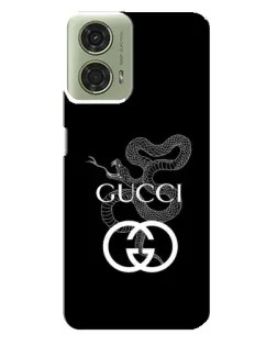 Чехол для Motorola MOTO G24 с картинкой «Gucci — серебряная змея» Чехол для Motorola MOTO G24 с картинкой «Gucci — серебряная змея»