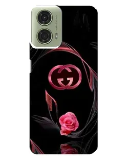 Чехол для Motorola MOTO G24 с картинкой «Gucci — неоновая роза» Чехол для Motorola MOTO G24 с картинкой «Gucci — неоновая роза»