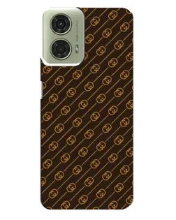 Чехол для Motorola MOTO G24 с картинкой «Gucci — золотые диагонали» Чехол для Motorola MOTO G24 с картинкой «Gucci — золотые диагонали»