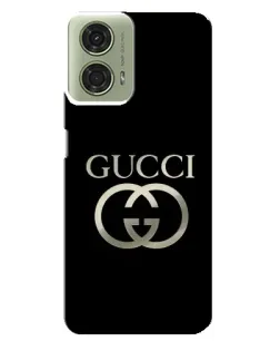 Чехол для Motorola MOTO G24 с картинкой «Gucci — золото на черном» Чехол для Motorola MOTO G24 с картинкой «Gucci — золото на черном»