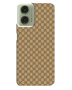 Чехол для Motorola MOTO G24 с картинкой «Gucci — классический беж» Чехол для Motorola MOTO G24 с картинкой «Gucci — классический беж»