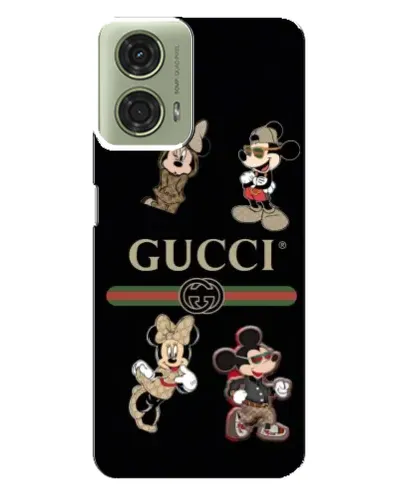 Чехол для Motorola MOTO G24 с картинкой «Gucci — герои Disney и монограмма» Чехол для Motorola MOTO G24 с картинкой «Gucci — герои Disney и монограмма»
