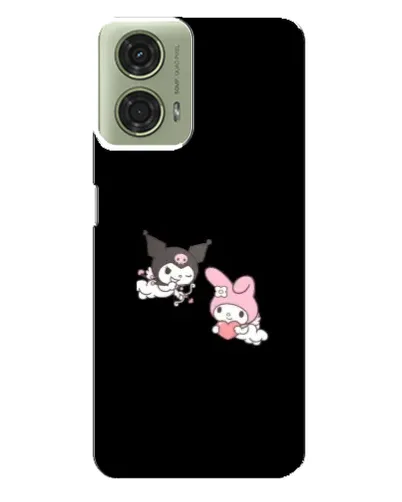 Чехол для Motorola MOTO G24 с картинкой «My Melody и Kuromi» Чехол для Motorola MOTO G24 с картинкой «My Melody и Kuromi»