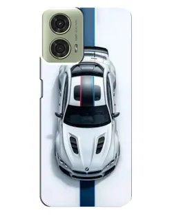 Чехол для Motorola MOTO G24 с картинкой «Вид сверху — BMW M»