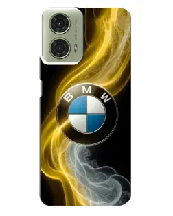 Чехол для Motorola MOTO G24 с картинкой «Золотистый дым BMW» Чехол для Motorola MOTO G24 с картинкой «Золотистый дым BMW»