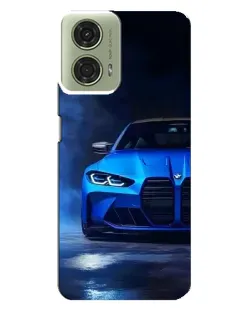 Чехол для Motorola MOTO G24 с картинкой «Голубая BMW M4» Чехол для Motorola MOTO G24 с картинкой «Голубая BMW M4»