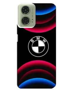 Чехол для Motorola MOTO G24 с картинкой «Логотип BMW и неоновые дуги» Чехол для Motorola MOTO G24 с картинкой «Логотип BMW и неоновые дуги»