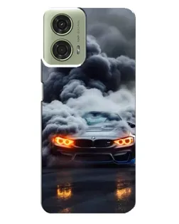 Чехол для Motorola MOTO G24 с картинкой «BMW в дыму» Чехол для Motorola MOTO G24 с картинкой «BMW в дыму»