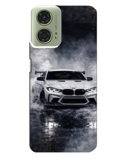 Чехол для Motorola MOTO G24 с картинкой «BMW сквозь туман» Чехол для Motorola MOTO G24 с картинкой «BMW сквозь туман»