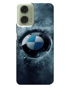 Чехол для Motorola MOTO G24 с картинкой «Логотип BMW — лед» Чехол для Motorola MOTO G24 с картинкой «Логотип BMW — лед»