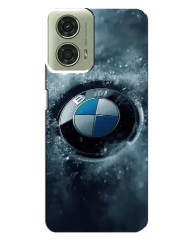 Чехол для Motorola MOTO G24 с картинкой «Логотип BMW — лед» Чехол для Motorola MOTO G24 с картинкой «Логотип BMW — лед»