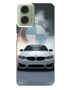 Чехол для Motorola MOTO G24 с картинкой «BMW в белом дыму» Чехол для Motorola MOTO G24 с картинкой «BMW в белом дыму»