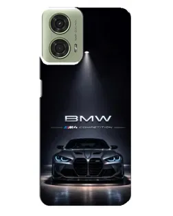 Чехол для Motorola MOTO G24 с картинкой «BMW сквозь ночной город» Чехол для Motorola MOTO G24 с картинкой «BMW сквозь ночной город»