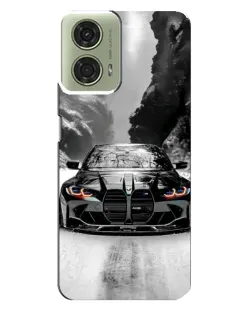 Чехол для Motorola MOTO G24 с картинкой «BMW — акварельный дрифт» Чехол для Motorola MOTO G24 с картинкой «BMW — акварельный дрифт»