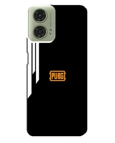 Чехол для Motorola MOTO G24 с картинкой «PUBG — вертикальные линии»
