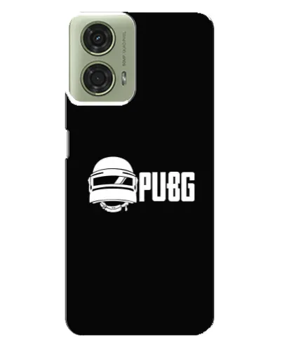 Чехол для Motorola MOTO G24 с картинкой «PUBG — классический лого»